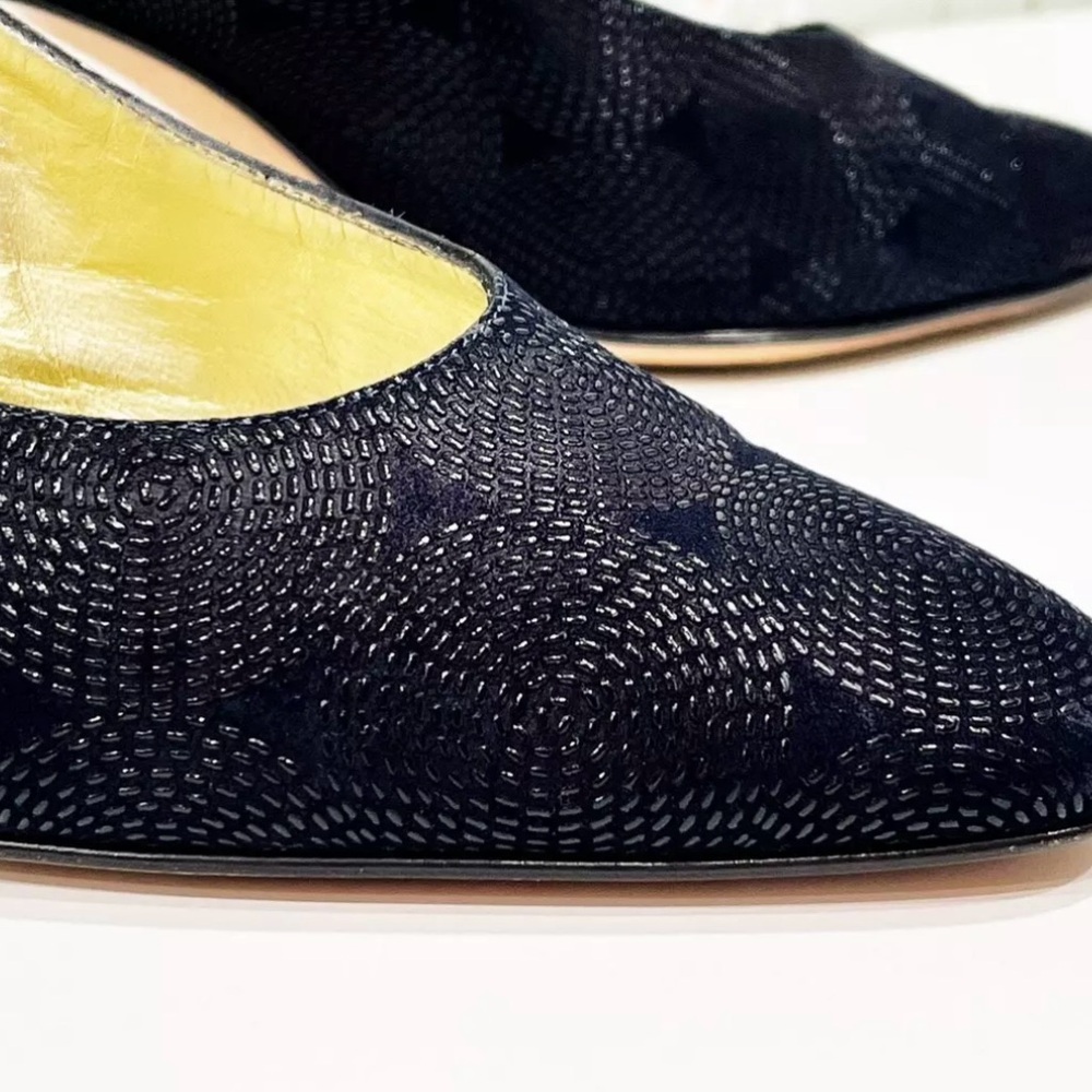 Bruno Magli pumps Brand - Made in Italy Inky black - Navy pump - 9.5 all leather